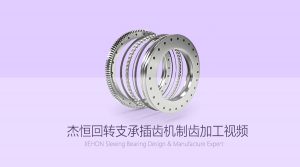 杰恒回转支承插齿机制齿加工视频